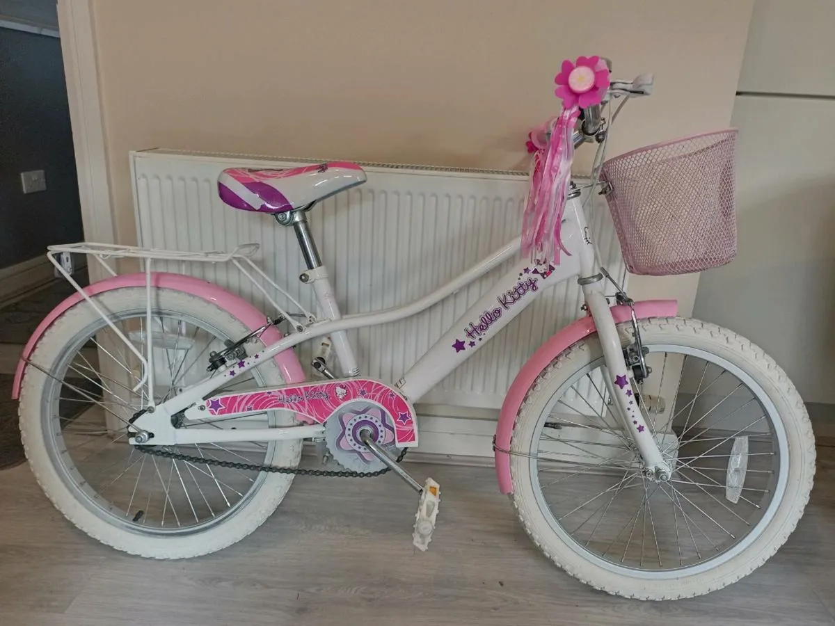 Hello kitty kids bike size 20 inch wheels - Image 1
