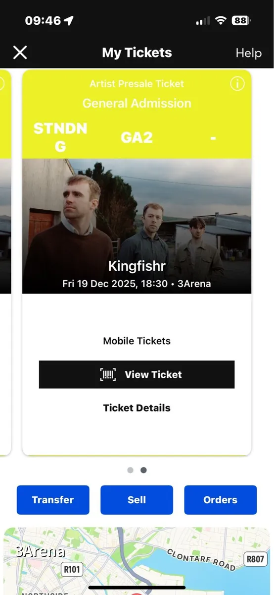 Kingfishr - 3 Arena Tickets (19th Dec) - Image 1