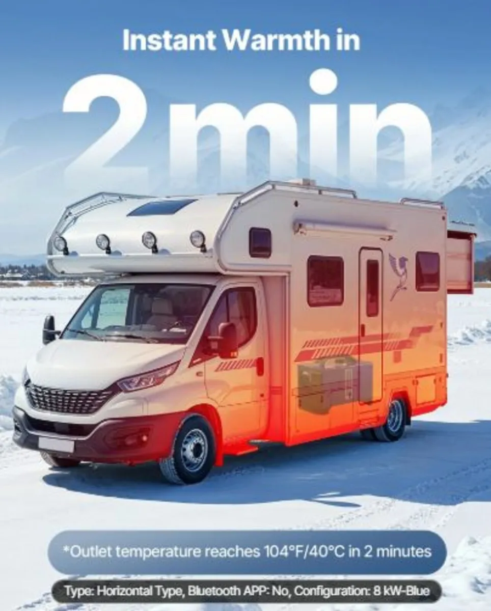 Diesel Heater,8KW, DC 12V/24V, All in One Portable - Image 3