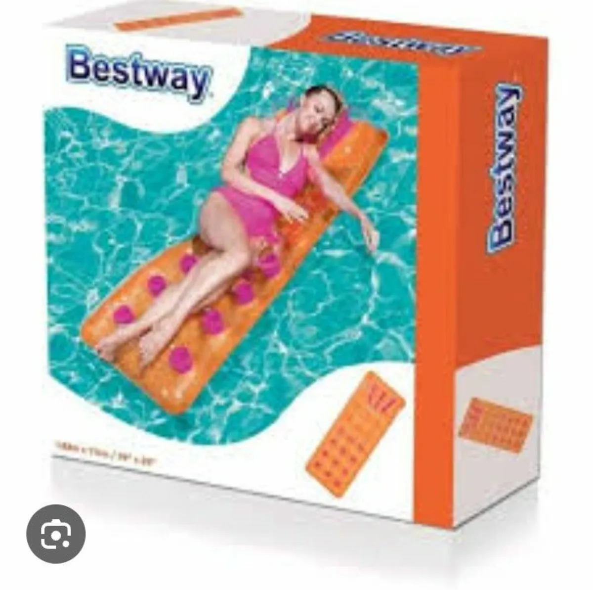 Brand New Inflatable Air Lounge bed float mattress - Image 2