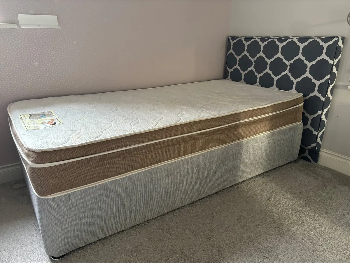 Single Bed and Mattress - Image 1