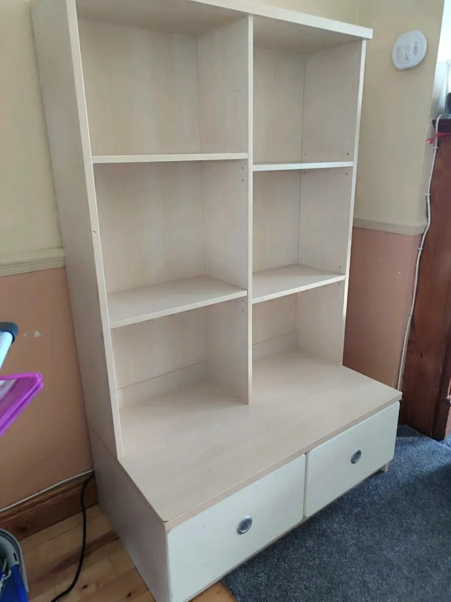 Storage Unit / Bookshelf with Drawers - Image 3