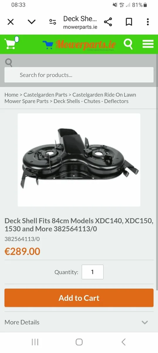 Castlegarden  33inch Deck - Image 4