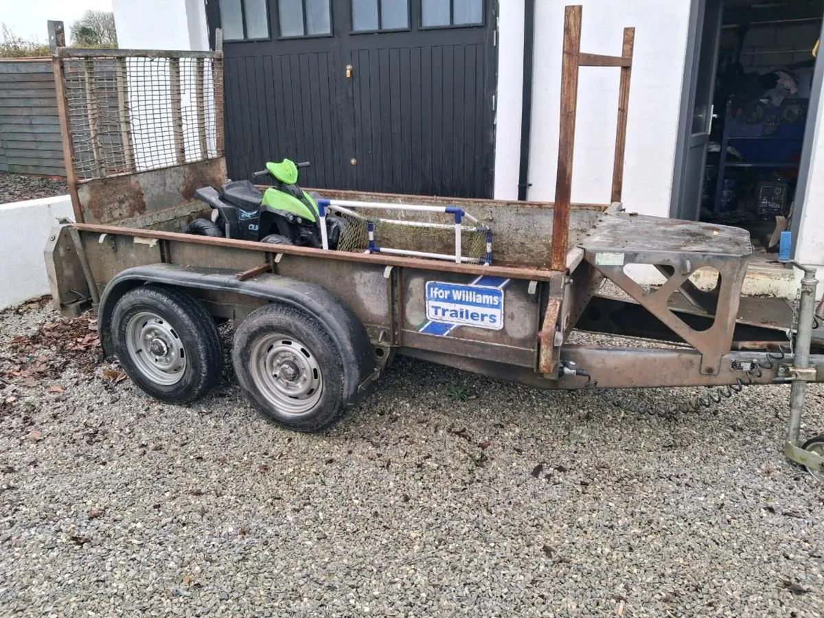 Ifor William Plant Trailer 8 x 4 ft - Image 1