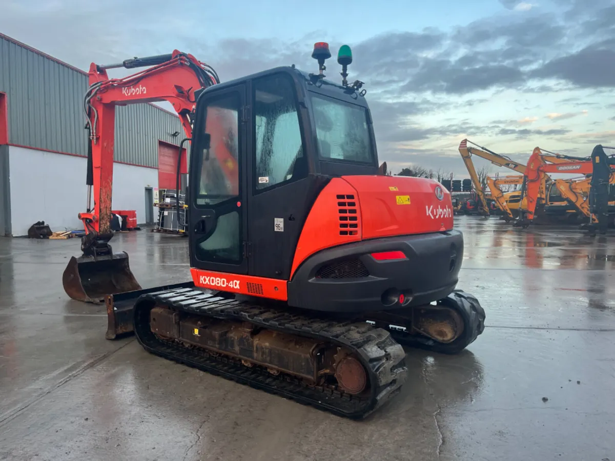 2018 Kubota KX080-4 - Image 3