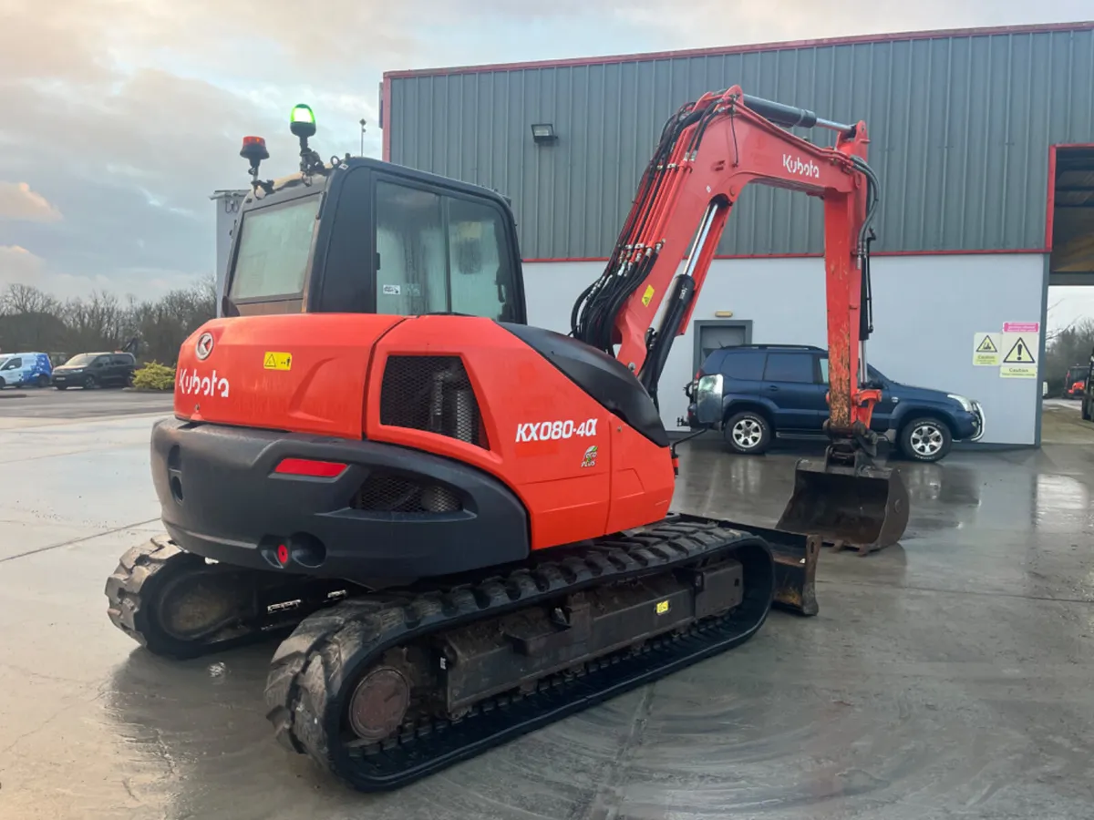2018 Kubota KX080-4 - Image 4