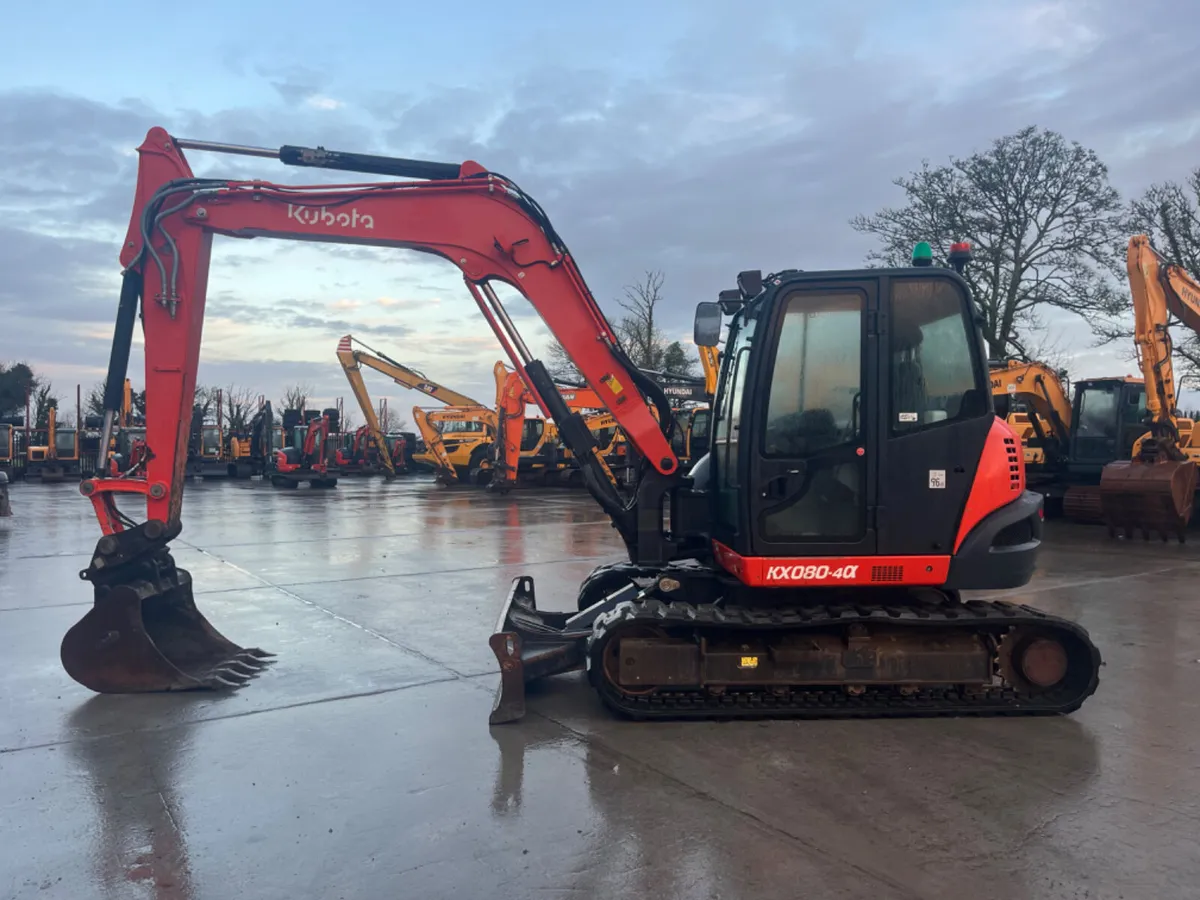 2018 Kubota KX080-4 - Image 1