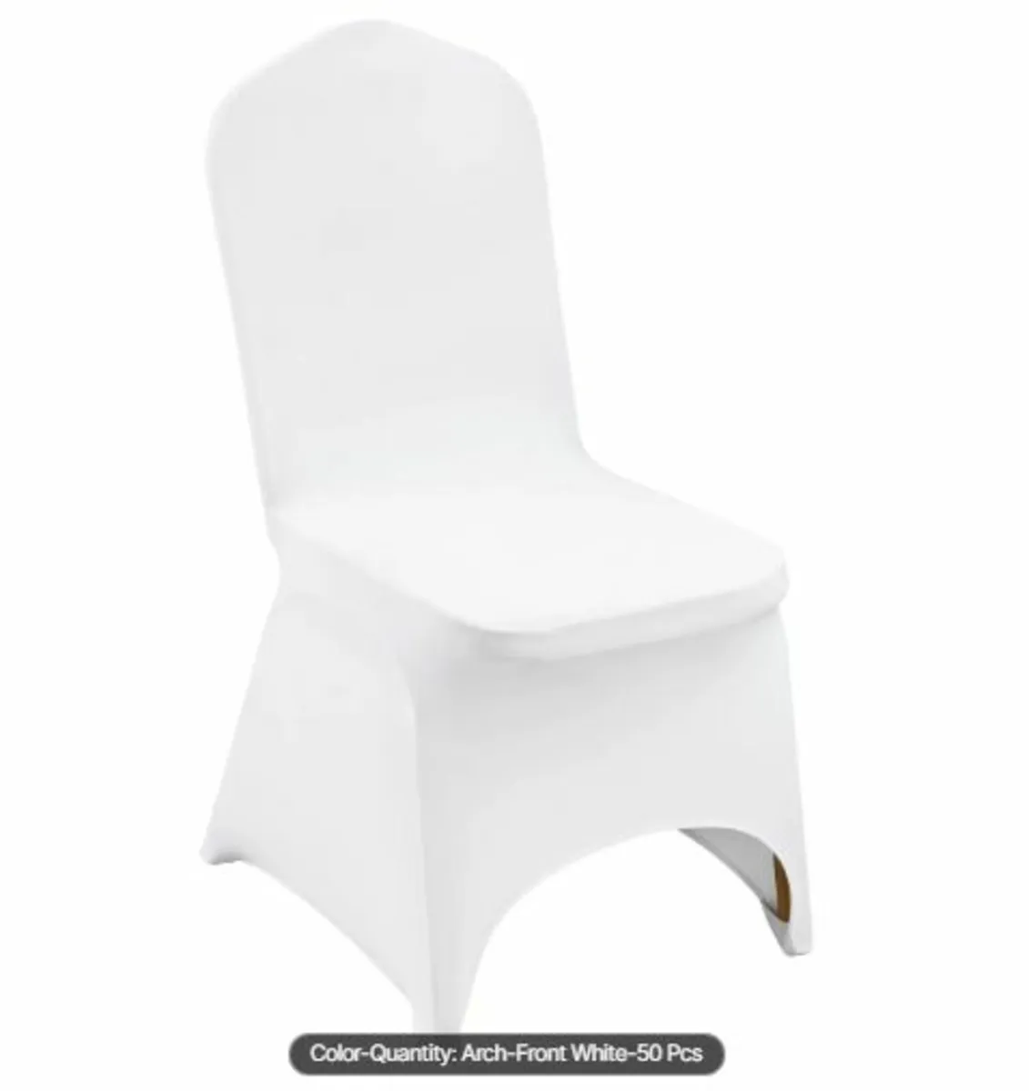 Stretch Spandex Folding Chair Covers, Universal - Image 1