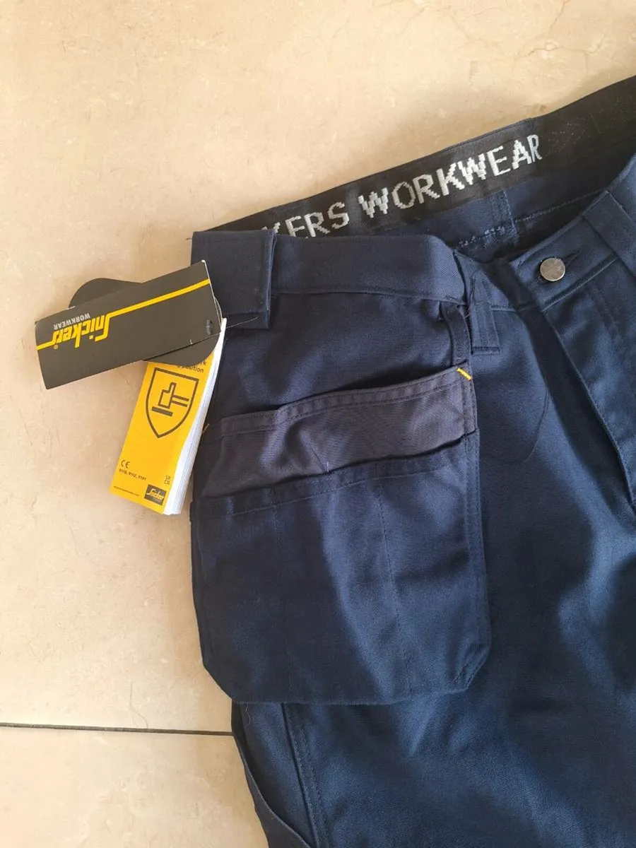 Snickers Craftsman Workwear Trousers Size 96 3214 - Image 2