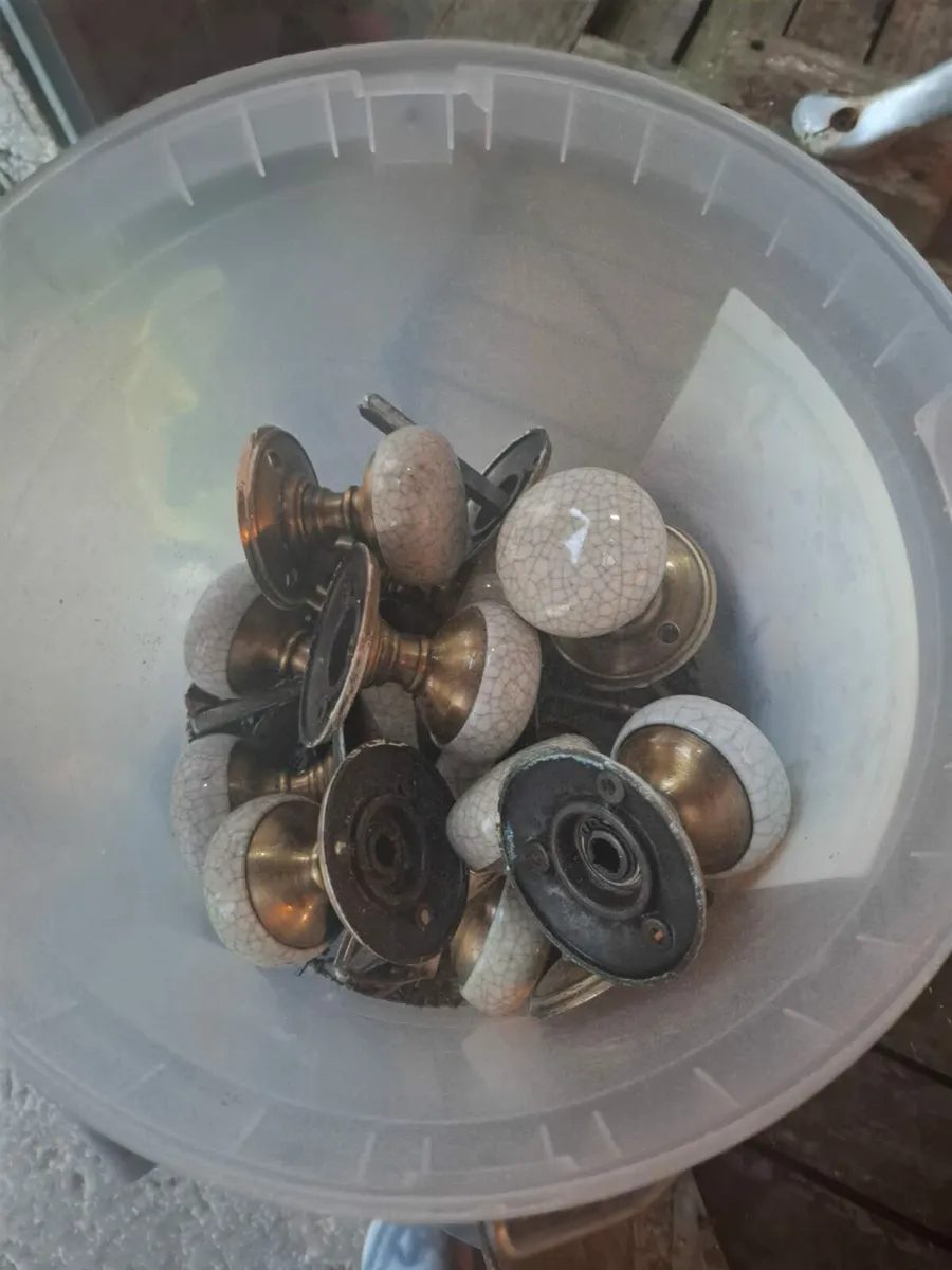 Antique door knobs - Image 2