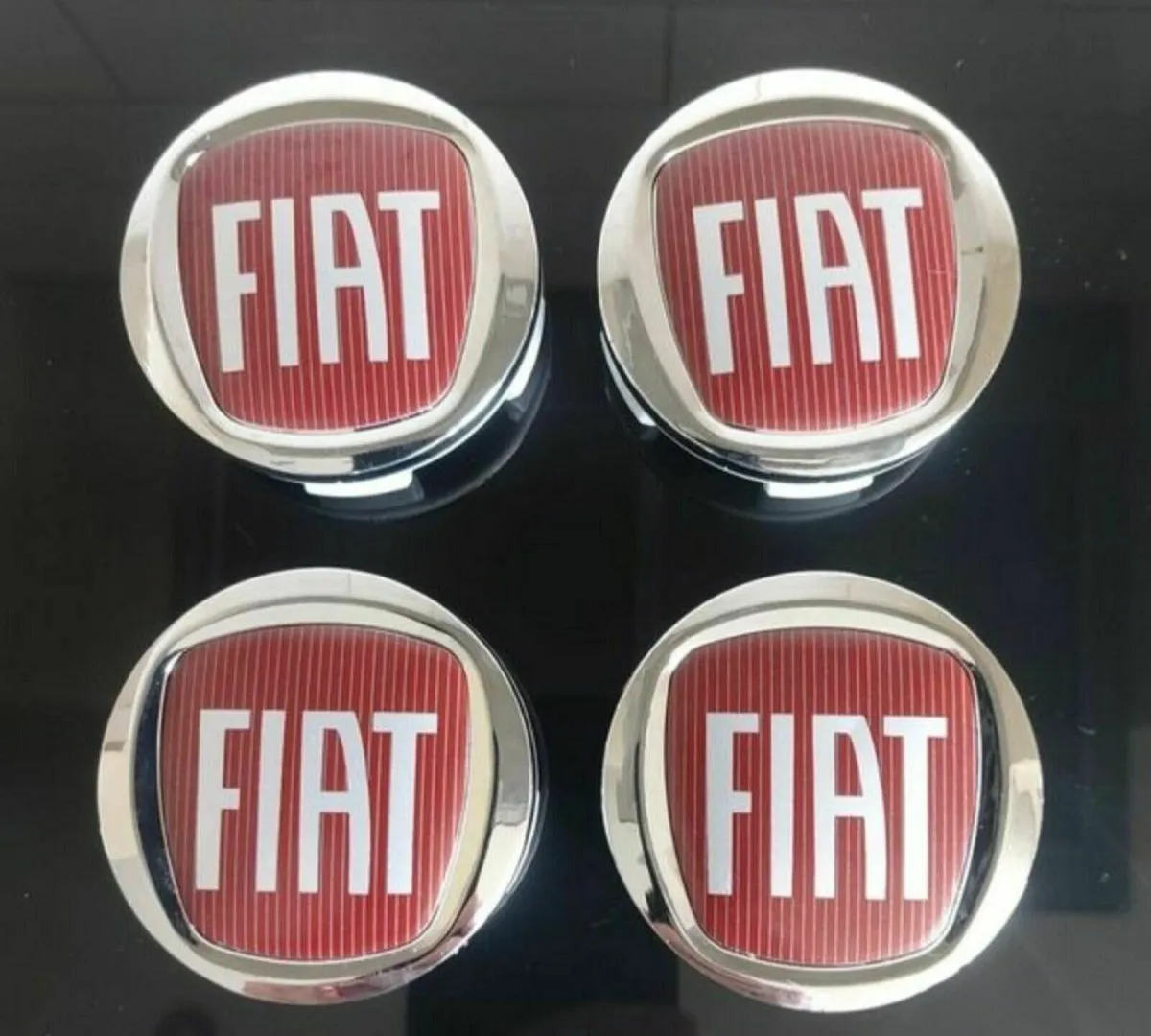 4 x Fiat Centre Caps - FREE POST - Image 1