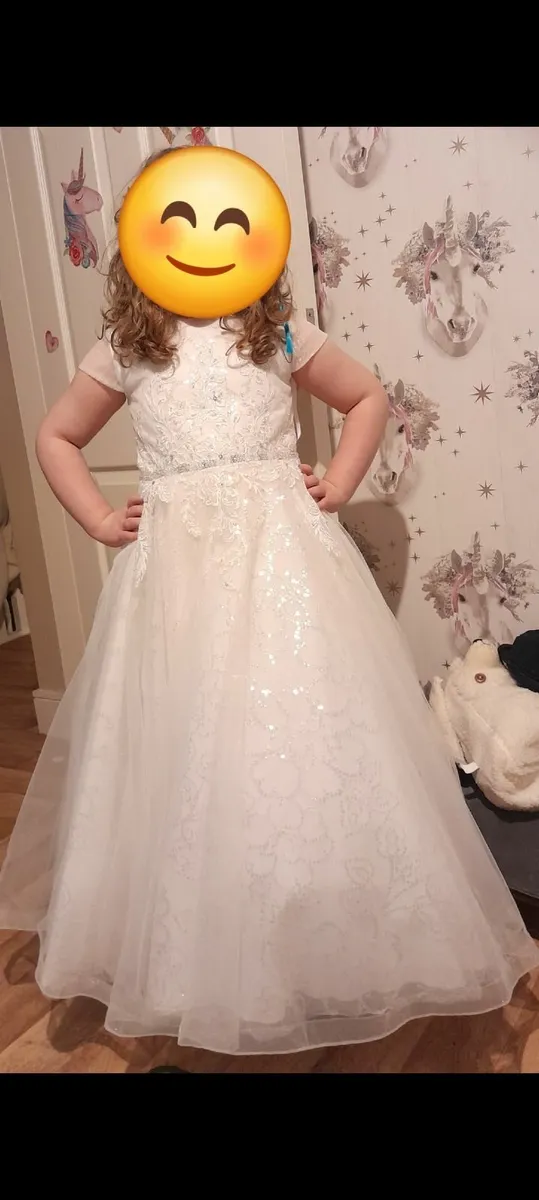 Communion dress and shoes - Image 1