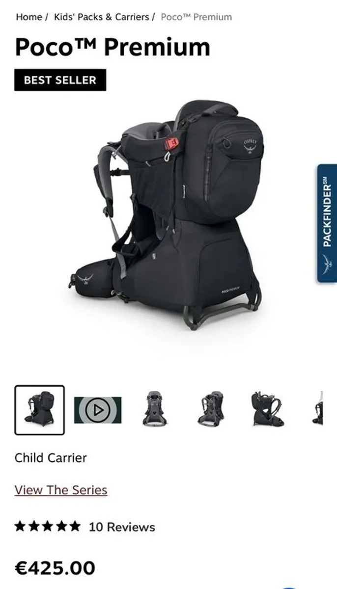 Osprey Poco Premium Child Carrier - Image 1