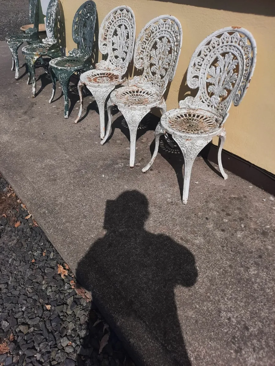 Antique garden chairs - Image 1