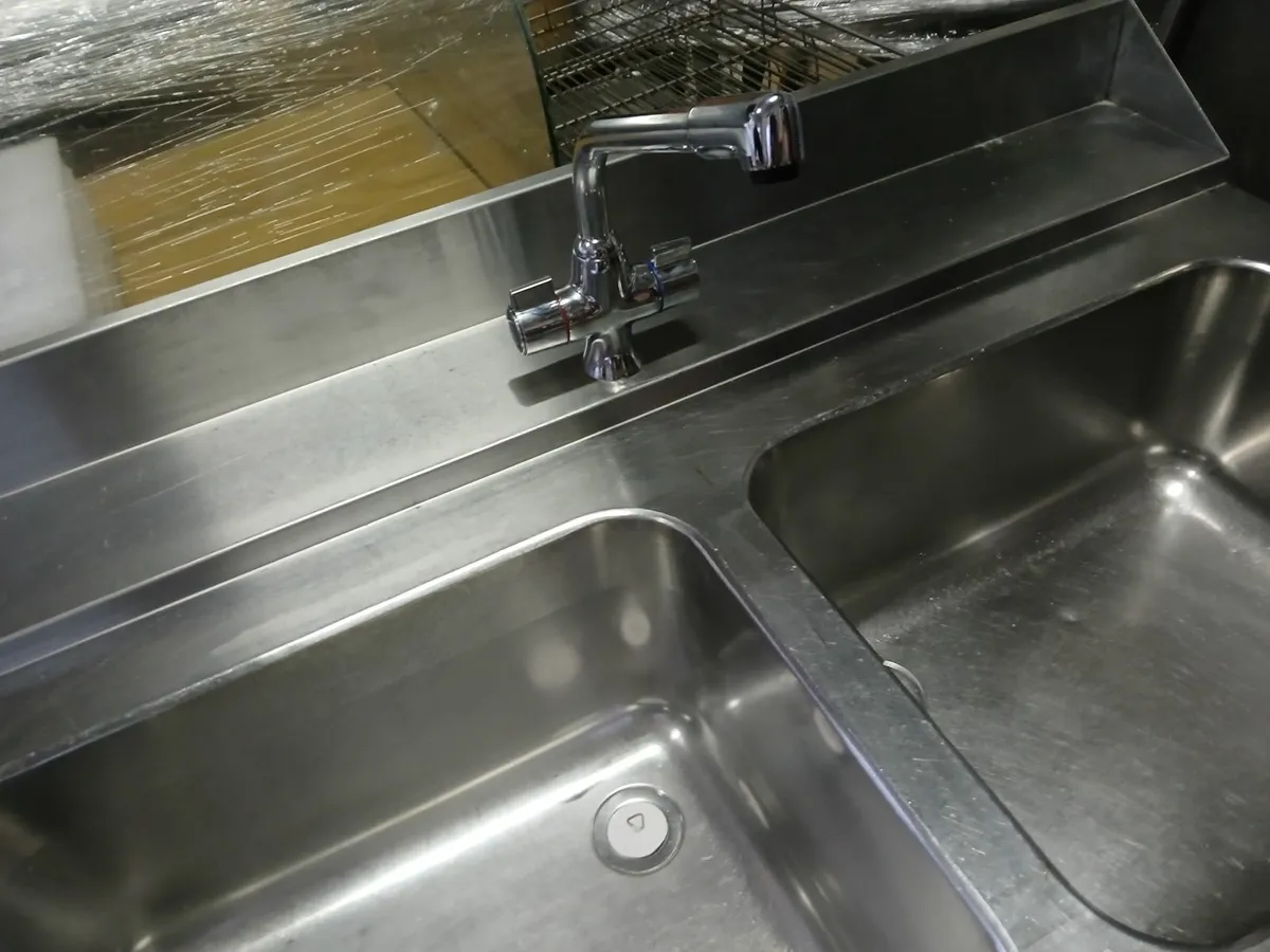 Stainless steel cabbinet sink unit complete - Image 2
