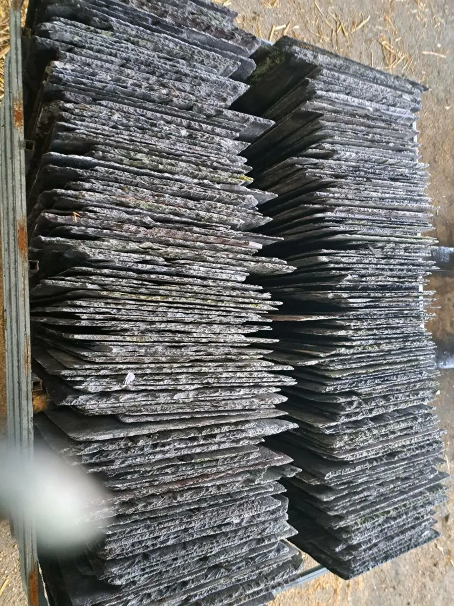 250 qty 26 inch Random Reclaimed Bangor Blue Slate - Image 2