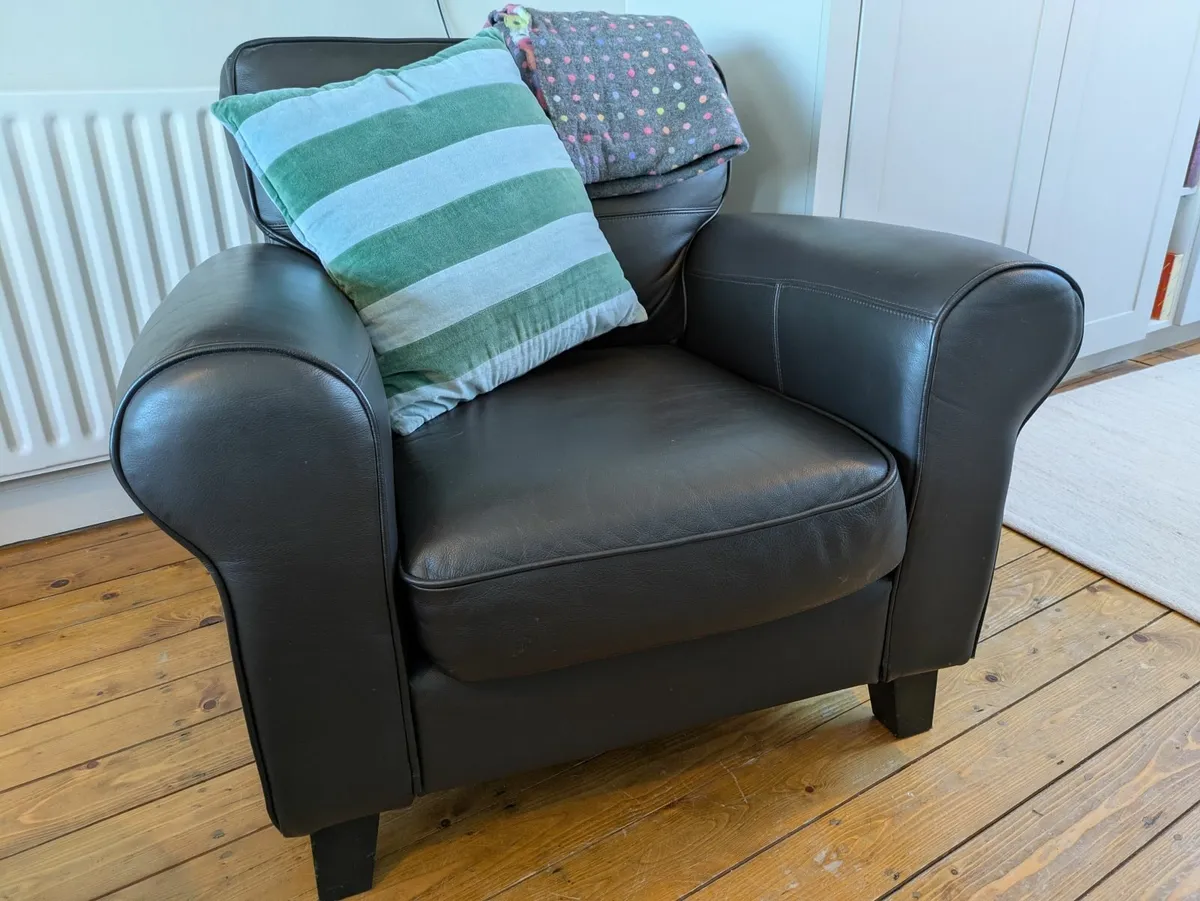 Leather Armchair - Image 1