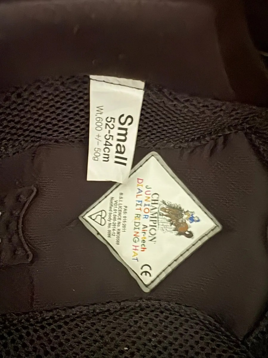 Helmet and back protector kids - Image 2