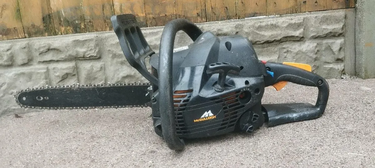 2 petrol chainsaws  perfect condition for sale - Image 1