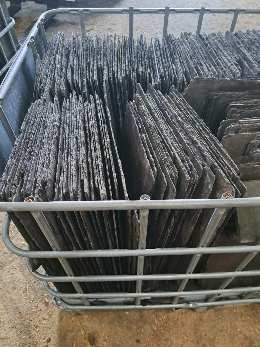 750 qty 27 inch Random Bangor Blue Slates - Image 1