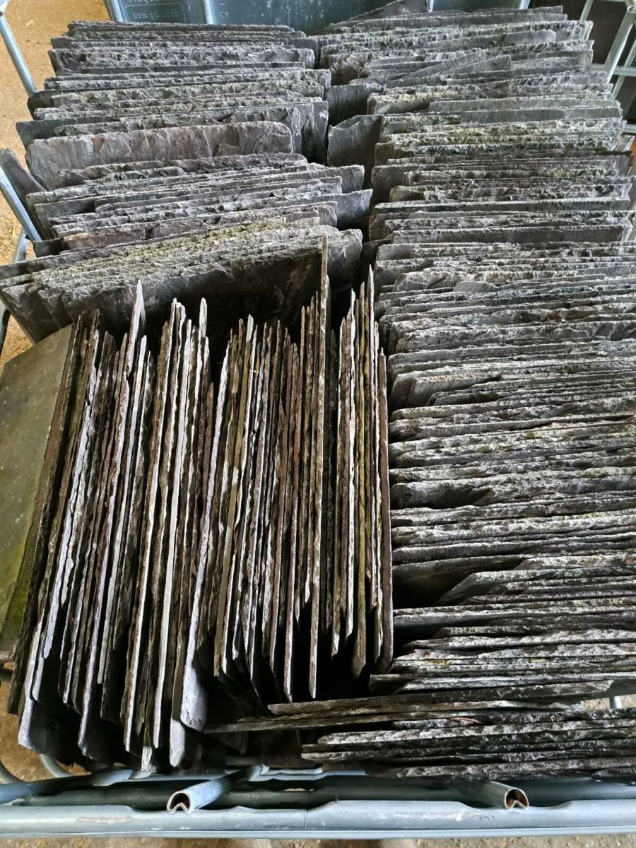 750 qty 27 inch Random Bangor Blue Slates - Image 2