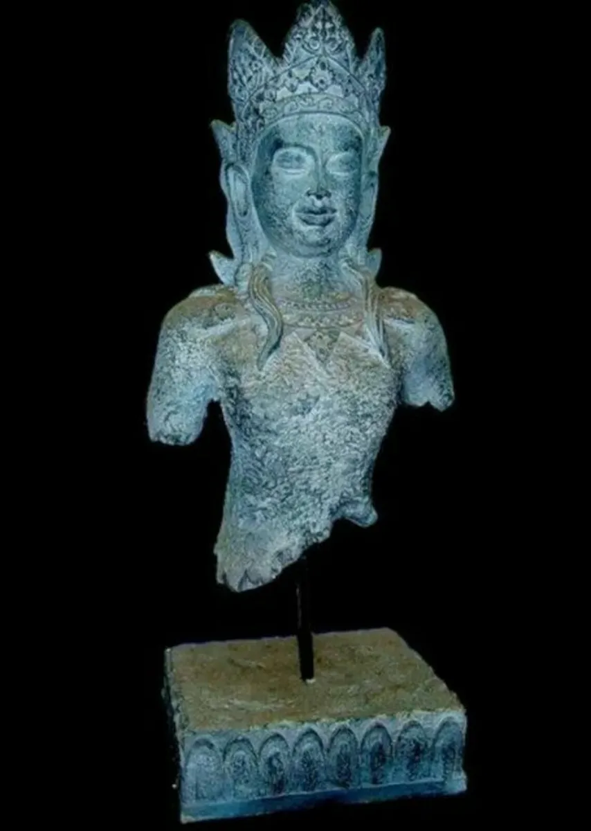 Vintage Asian Art Statue - Image 1