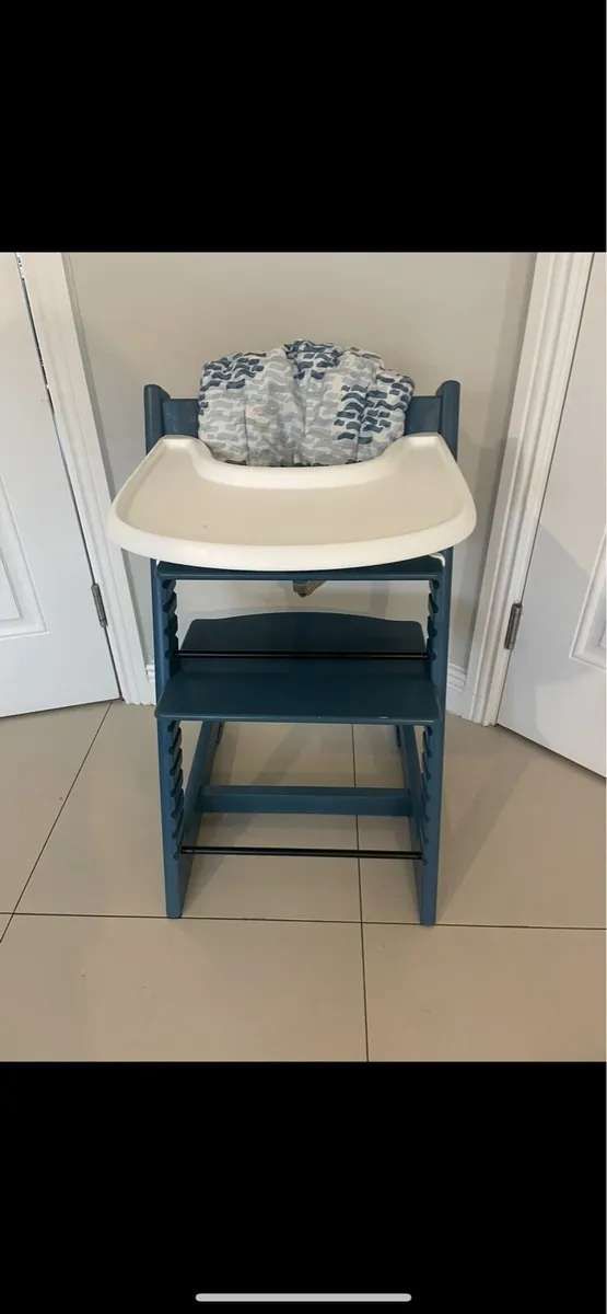 Stokke Tripp Trapp chair Fjord Blue - Image 1