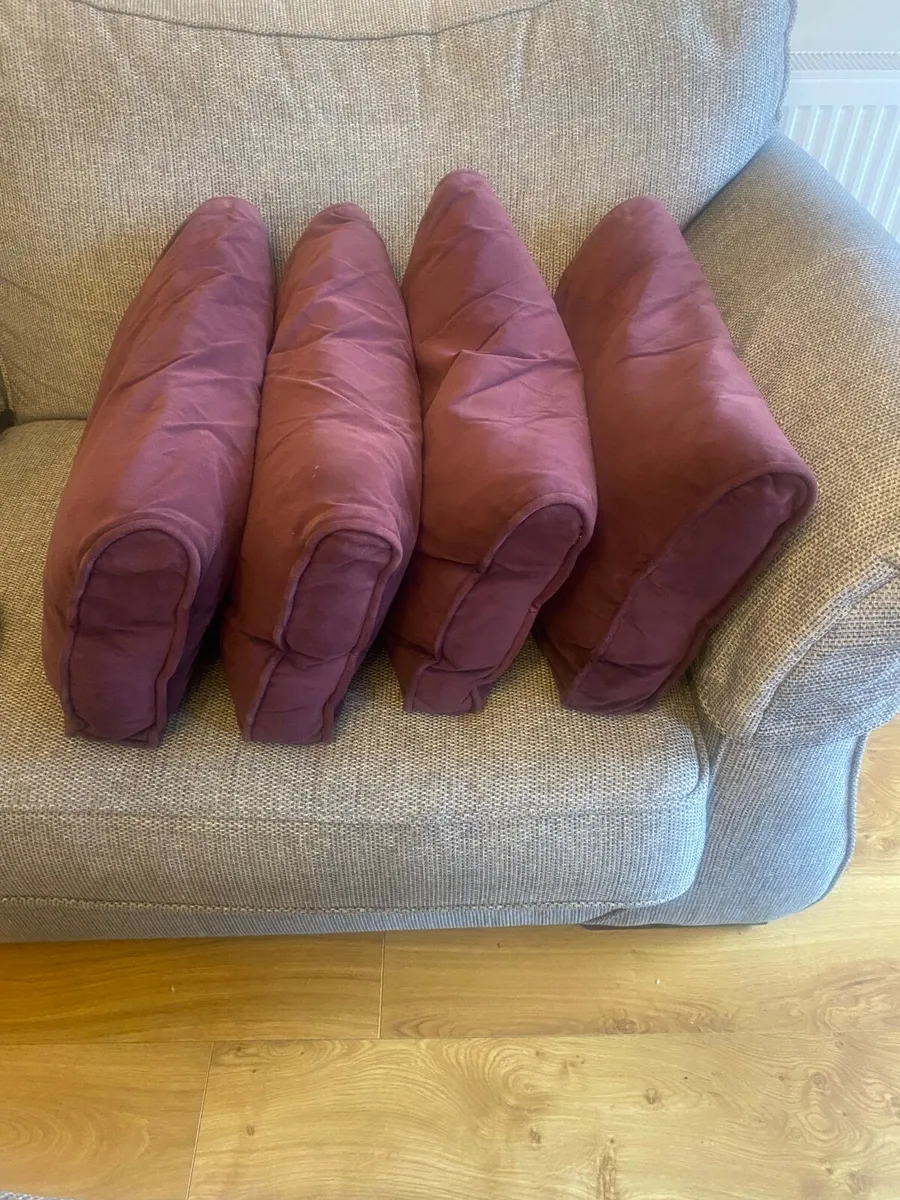 Side Sofa Cushions x 4 - Image 1