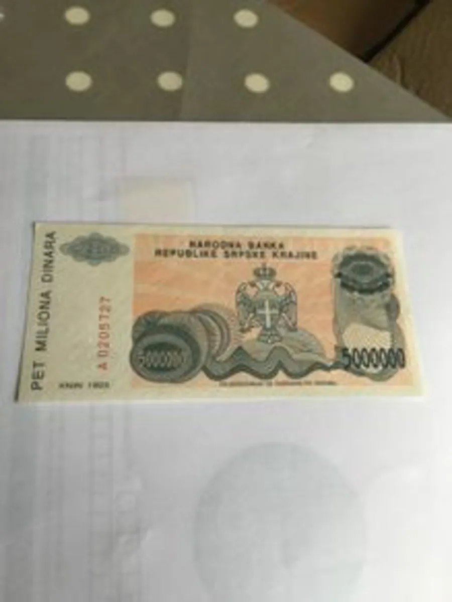 Very rare Banknote- Republic of Serbian Krajina