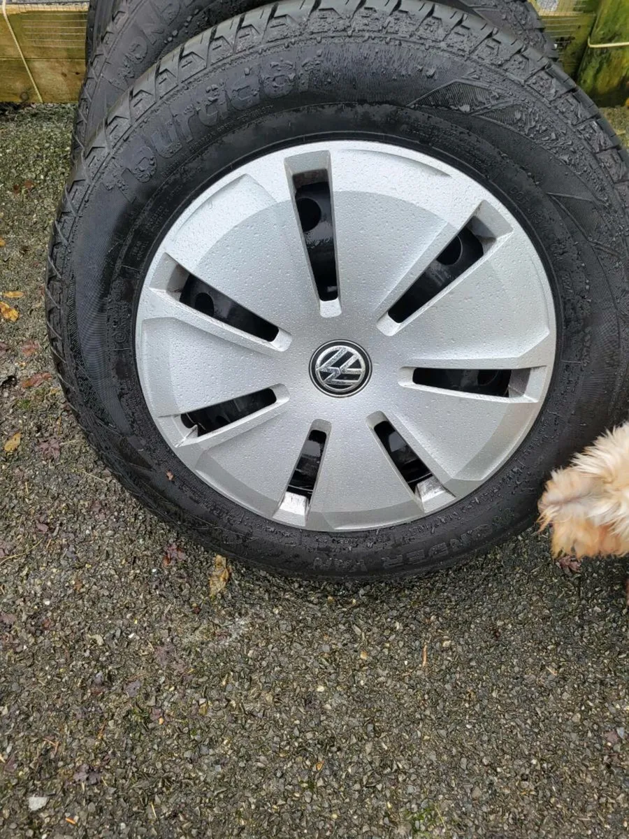 VW Transporter wheels,hubs & tyres - Image 1