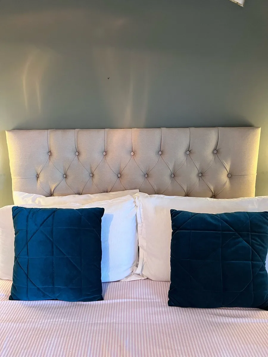 King Size Divan Base and Headboard - Image 1