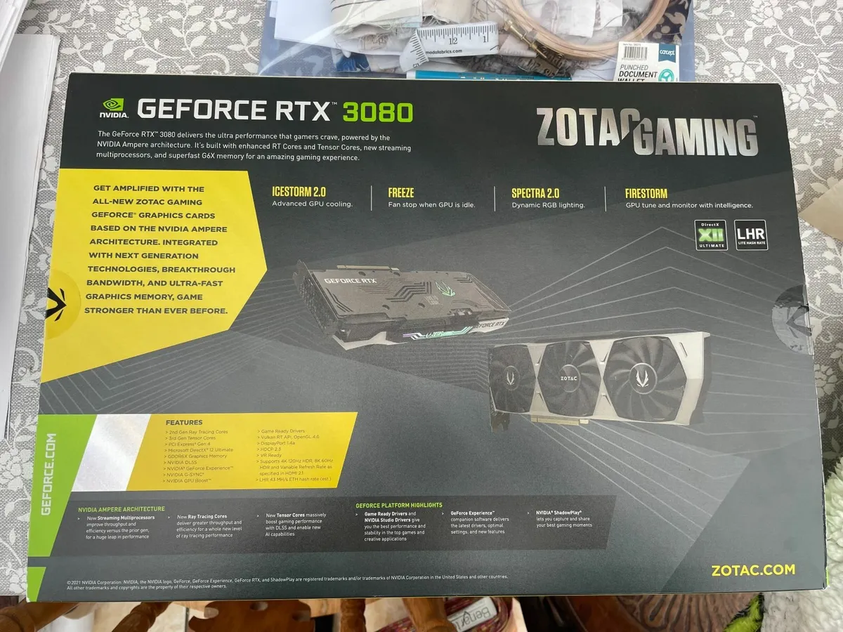 Zotac RTX 3080 GPU - Image 4