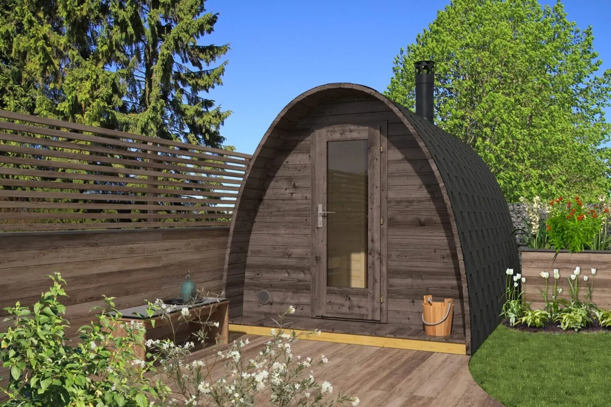 Garden sauna pod - Image 1