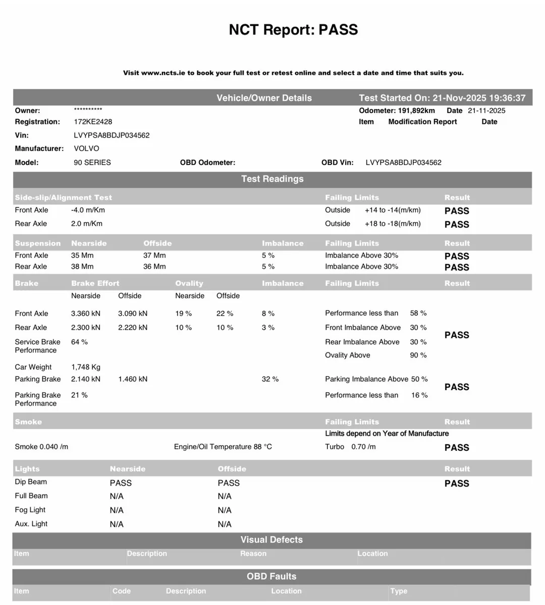 Fresh NCT2027 Automatic Volvo S90 D4 (2017/2) - Image 1