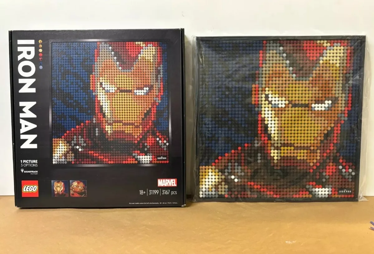 Lego art iron Man brand new