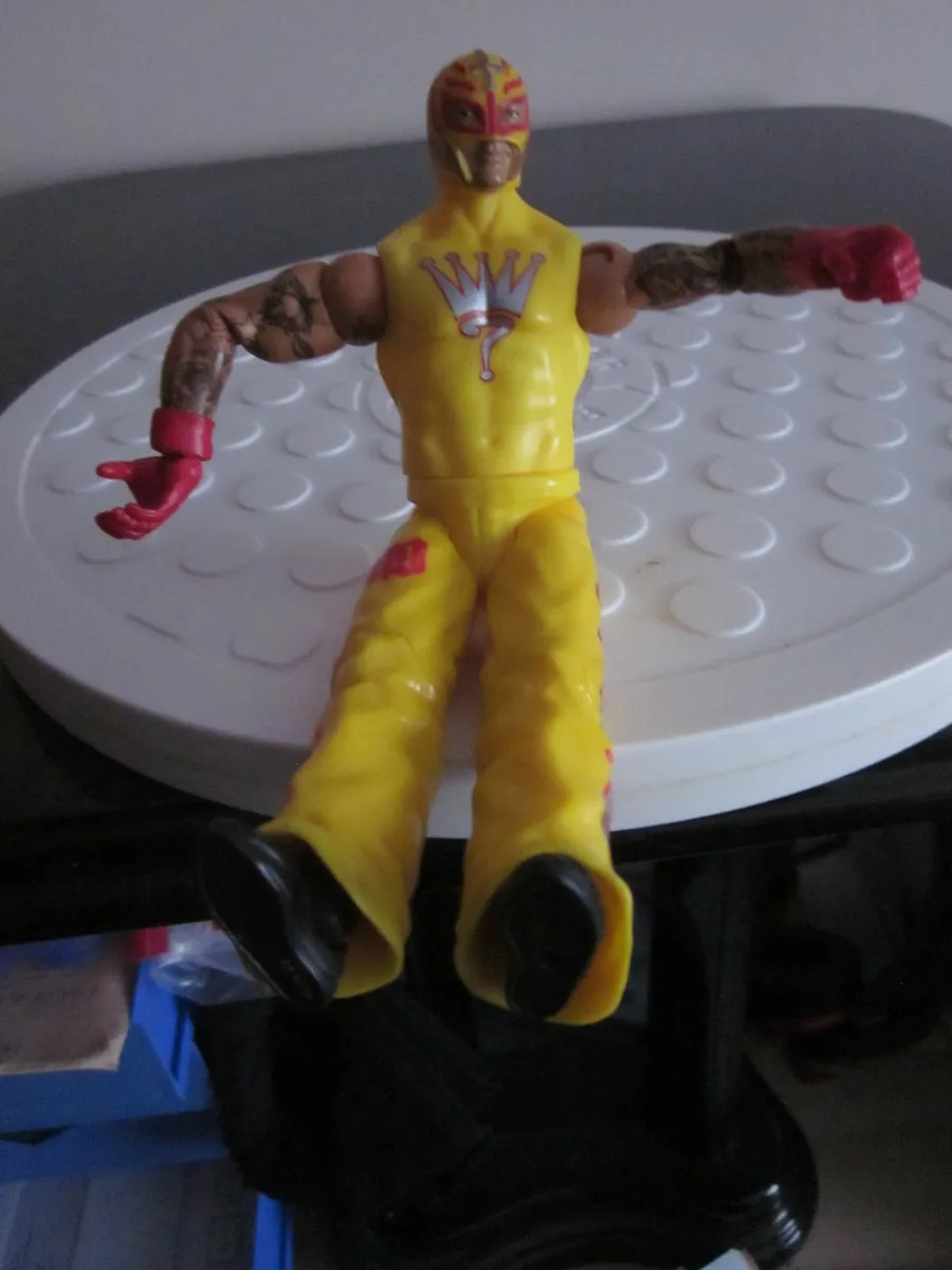 Mattel WWE Rey Mysterio Wrestling Loose Action Fig - Image 3