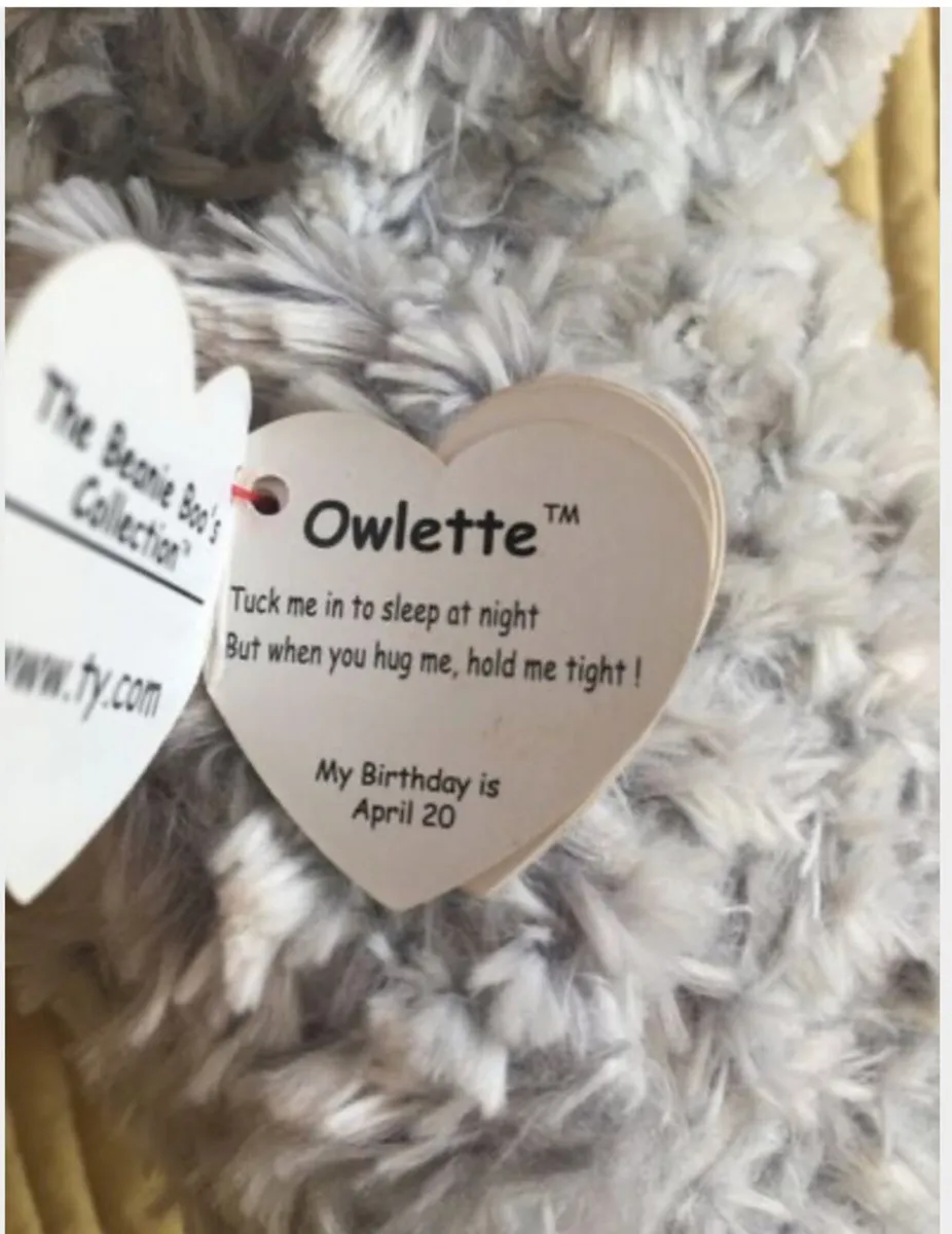 Owlette Beanie Boo TY Teddy BNWT - Image 4
