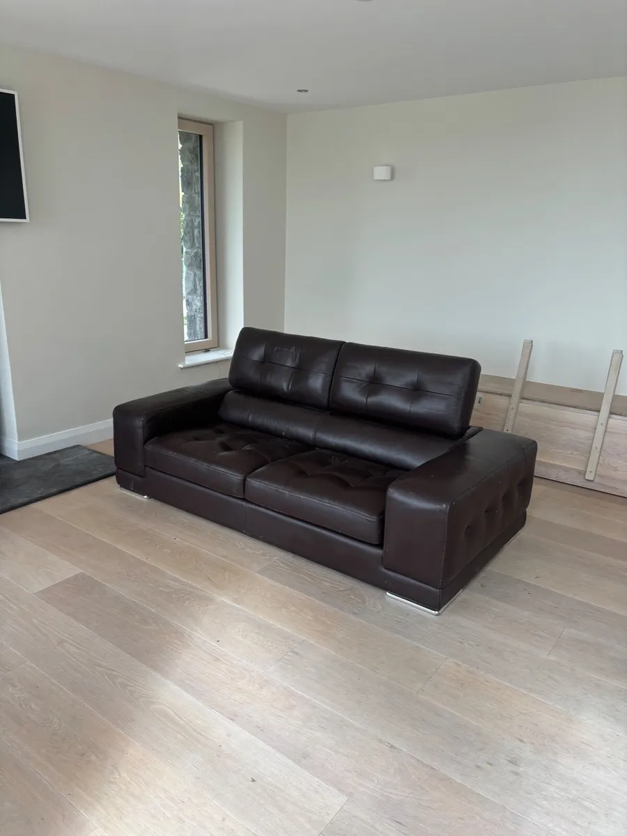 Italian leather sofa