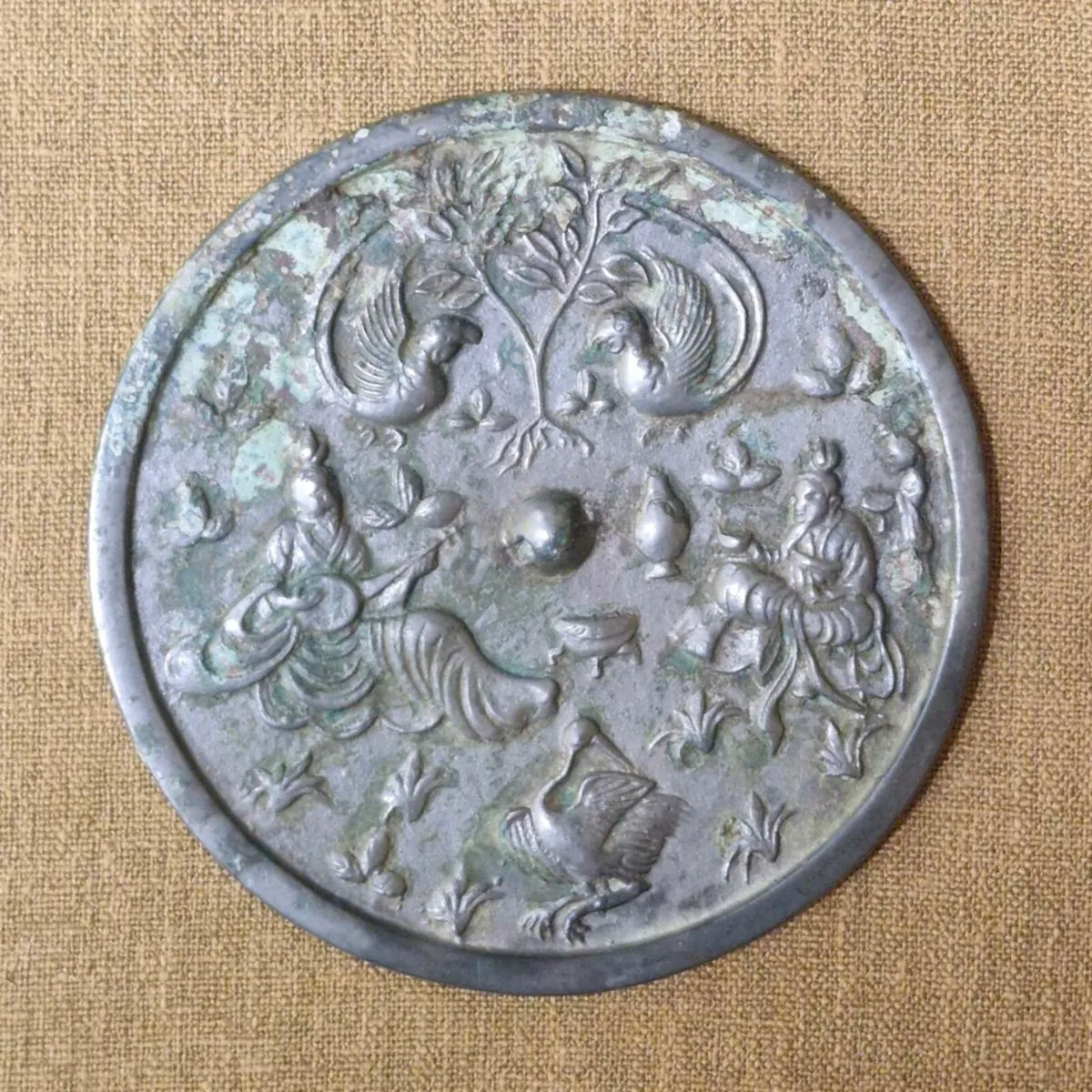 Bronze Vanity Mirror - Image 1