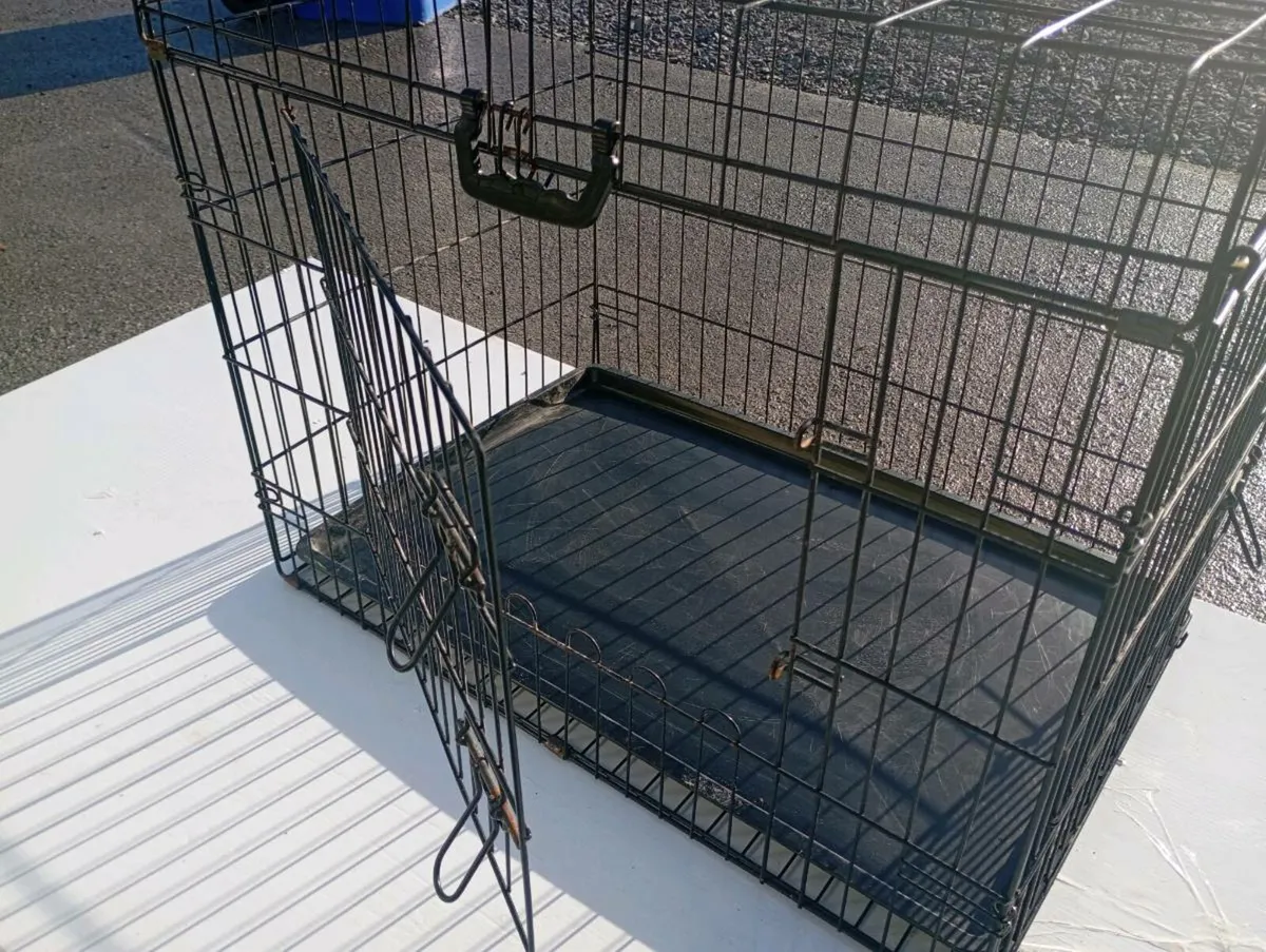 Dog Portable Pet Crate 75cm X 53cm X (H)61cm - Image 2
