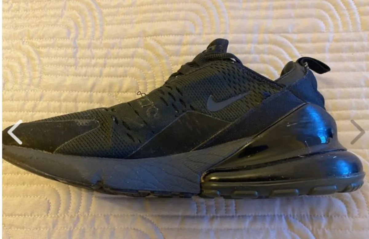 Nike 270 Black trainers Size 6.5 - Image 4