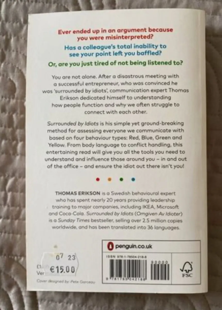 Book: Thomas Erikson: Surrounded by Idiots - Image 2