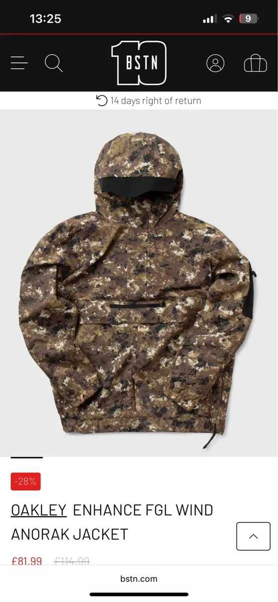 Oakley Enhance FGL Wind Anorak 1.7 Hooded Jacket - Image 3