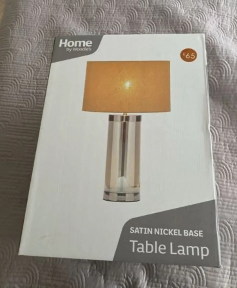 Lamp - Satin Nickel/Ochre- Woodies - Image 1
