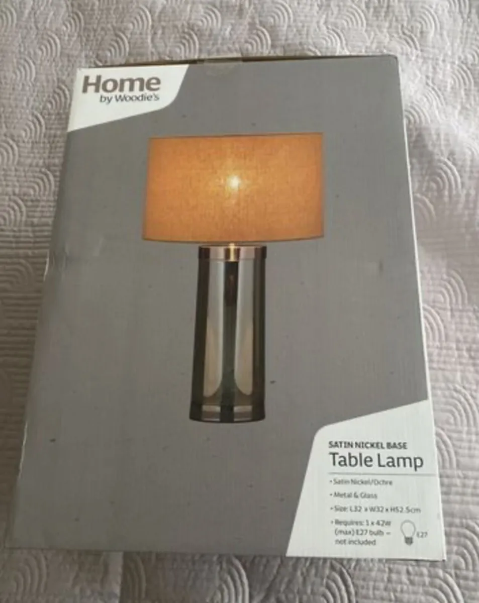 Lamp - Satin Nickel/Ochre- Woodies - Image 3