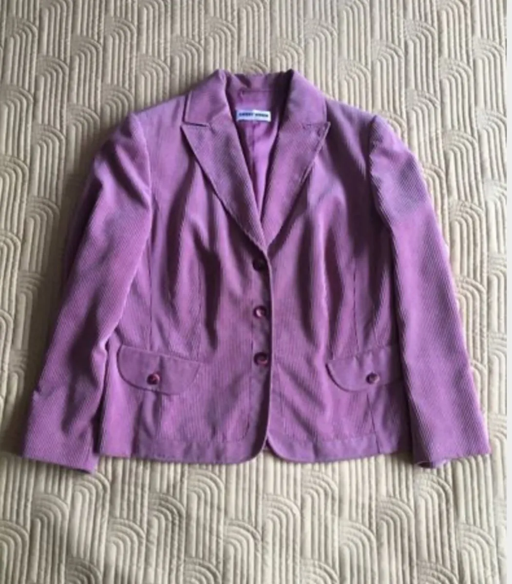 Gerry Weber Cord Blazer Jacket Size 16 - Image 2