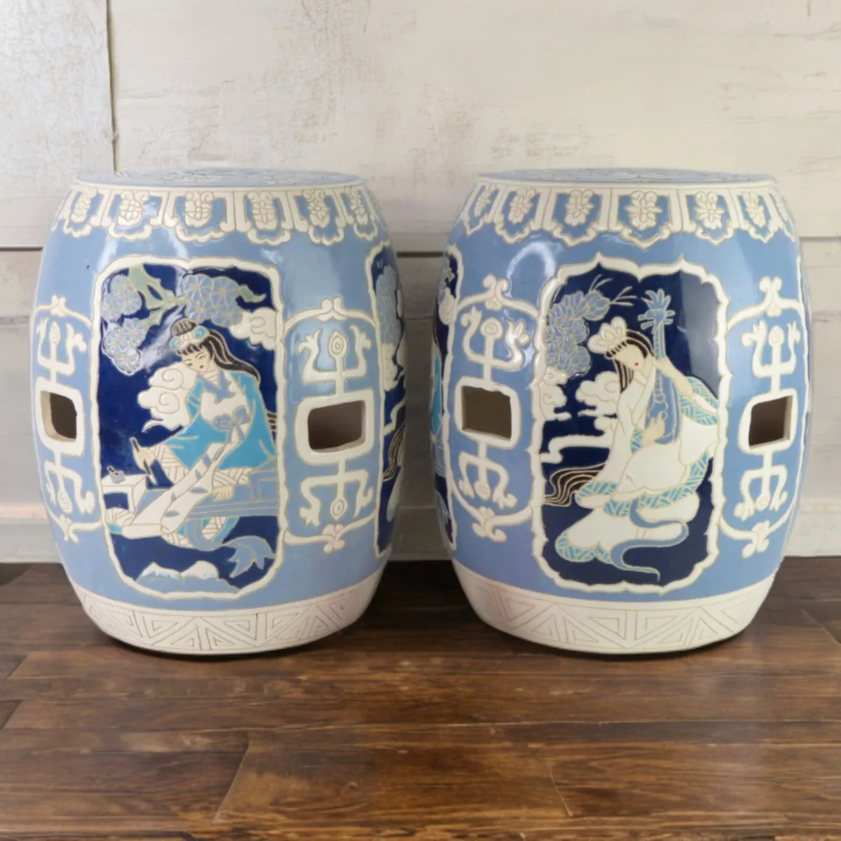 Porcelain Garden Stools