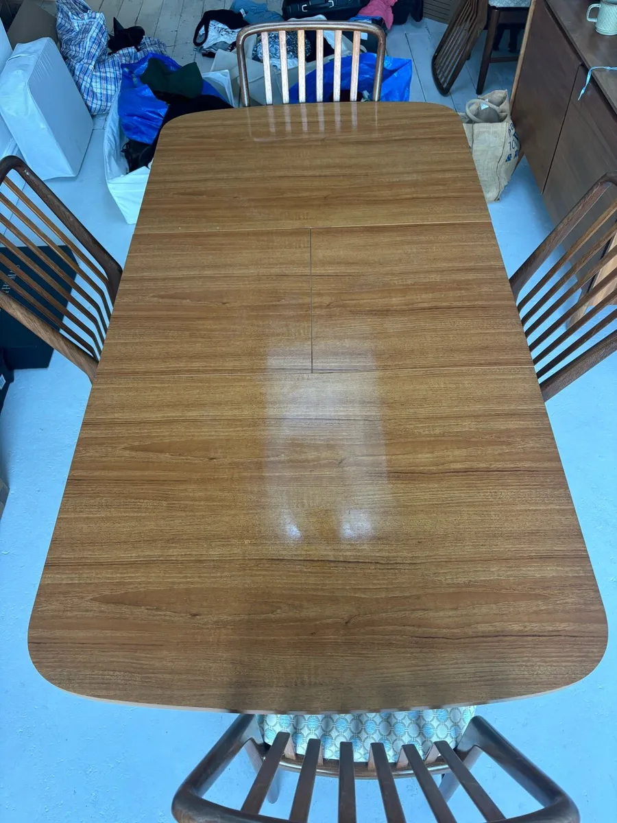 Schrieber mid-century extendable dining table - Image 3