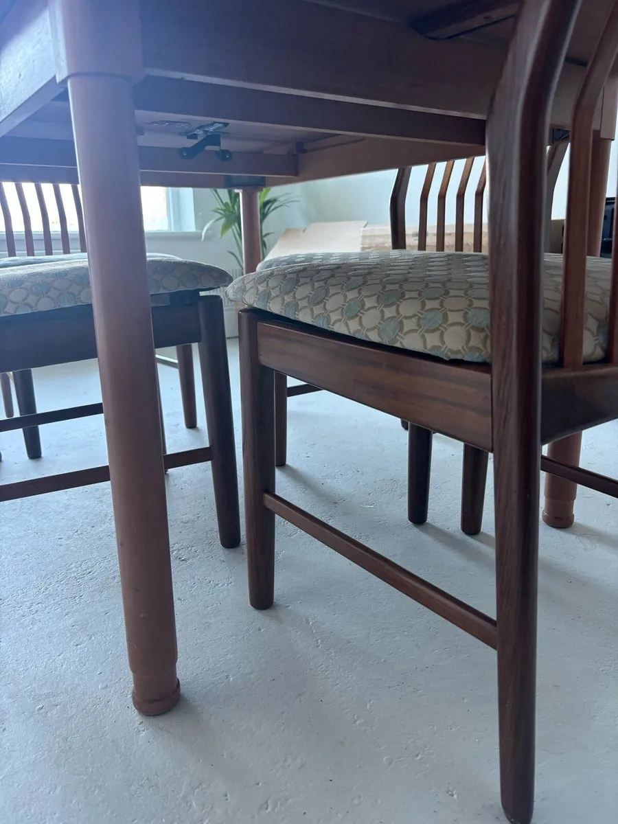 Schrieber mid-century extendable dining table - Image 4