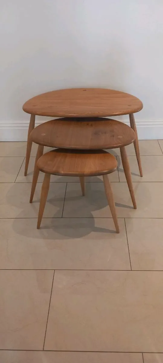 Ercol Pebble Tables - Image 1
